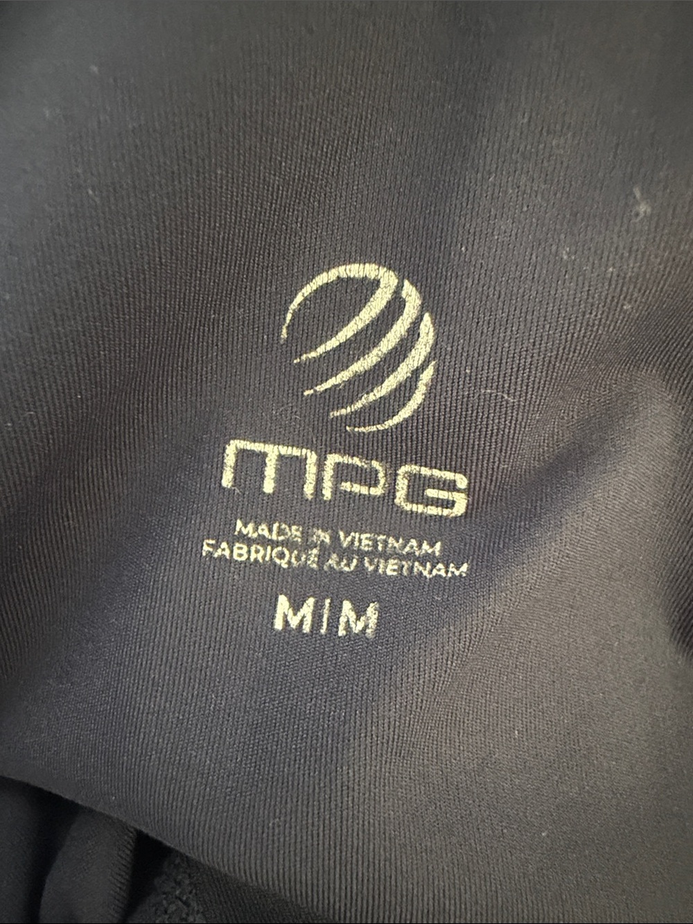 MPG Navy High-Rise Sculpt Leggings With Pockets Size Medium - Picture 3 of 3